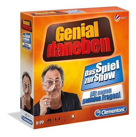 Clementoni 59094 Clementoni-59094-Genial Daneben, Mehrfarben
