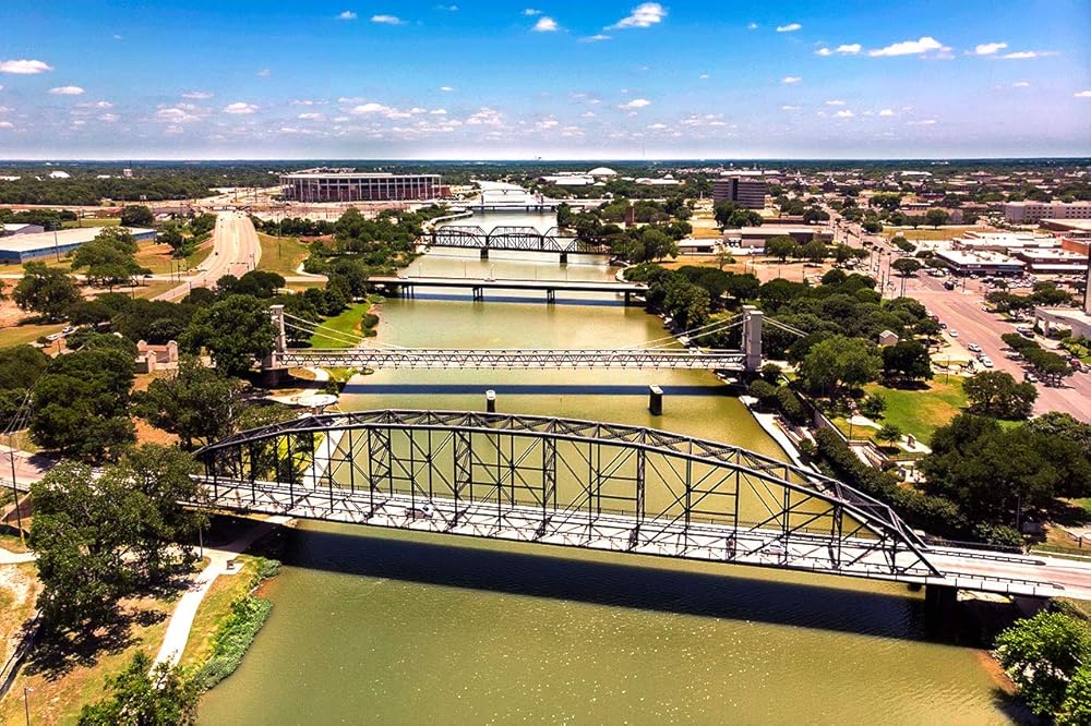 Waco Photography, Bridges of Waco Texas Photo Print, Texas