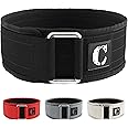 Contraband Black Label 4010 4 Inch Nylon Weight Lifting Belt w/Hook & Loop | Heavy Duty Weight Belt and Back Support Belt for Weight Lifting | Weightlifting Belt for Men & Women