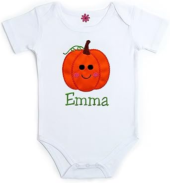 pumpkin baby onesie