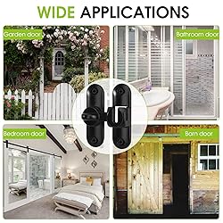 Qkenvo Flip Door Latch Gate Latches 90/180 Degree
