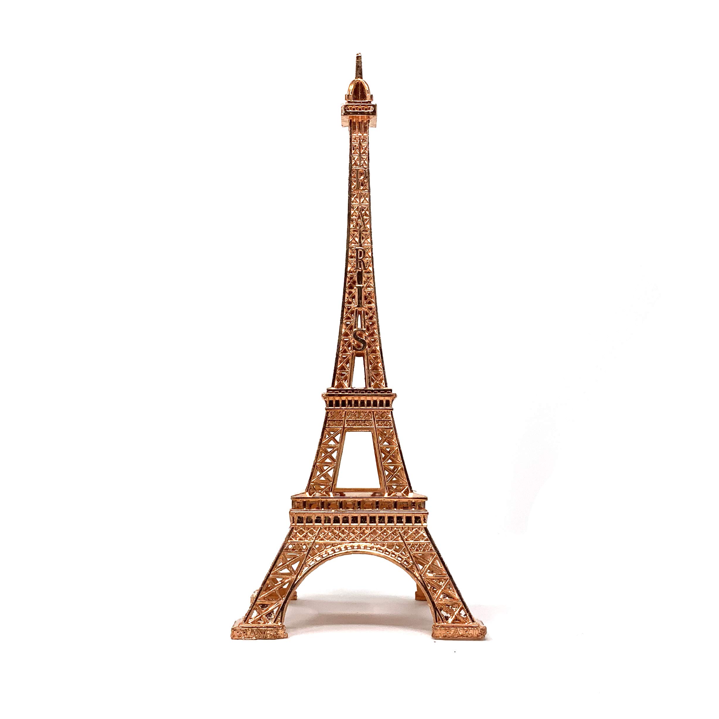 allgala Eiffel Tower Statue Decor Alloy Metal, and Size (10", Rose Gold)