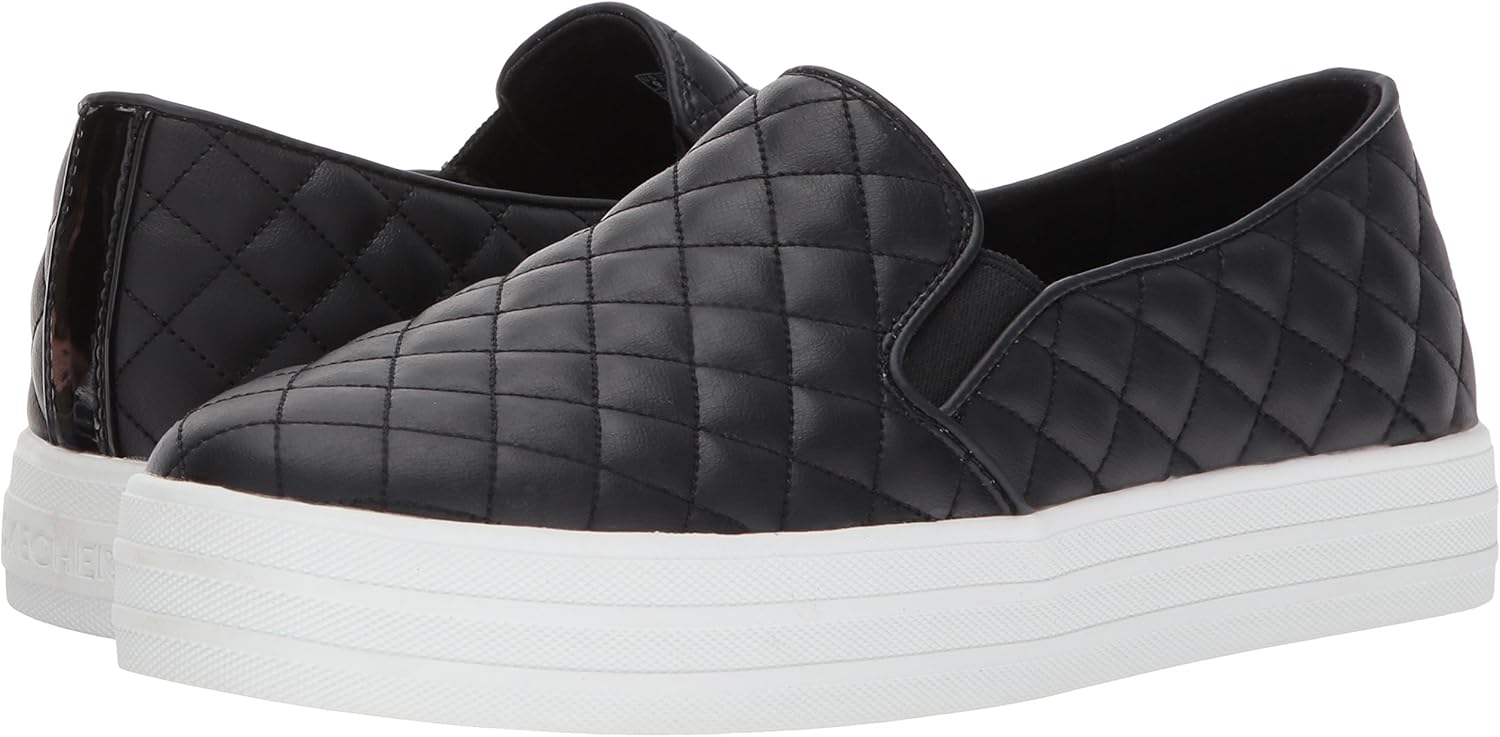 skechers quilted slip on