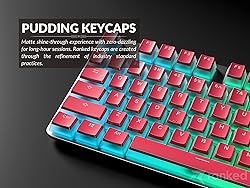 Ranked Pudding PBT Keycaps | 112 Double Shot