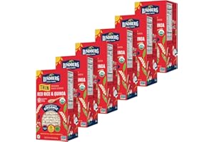 Lundberg Thin Brown Rice Cakes, Red Rice & Quinoa, 6-Pack –Regenerative Organic Certified Thin Rice Cakes, Healthy Snacks, Vegan,6 Oz Ea