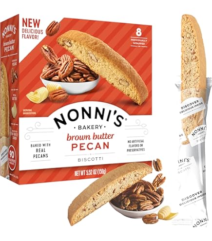 Amazon.com: Nonni's Bakery Turtle Pecan Biscotti Cookies