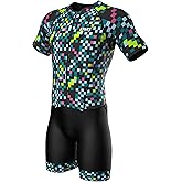 Sparx Mens Elite Aerosuit Triathlon Suit Mens Short Sleeve Tri Suit Skinsuit