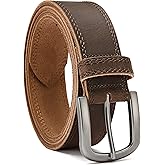 CHAOREN Full Grain Leather Belt for Men, Work Belts for Men Heavy Duty, Daily Wear for Jeans Pants