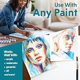 Crafts 4 ALL Acrylic Paint Brushes 18 Pack Nylon Hair Art Set view 7