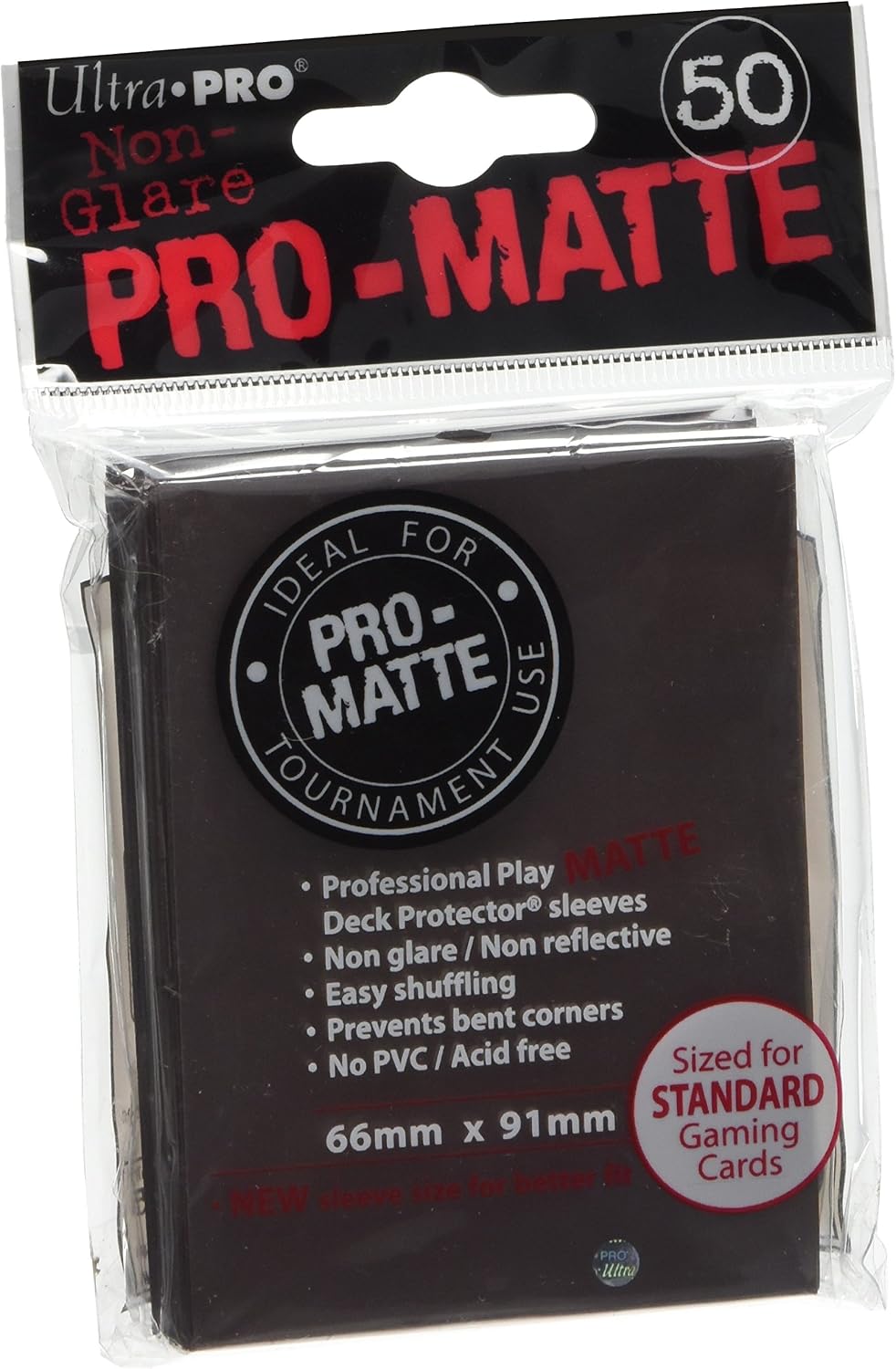 Ultra Pro SLEEVES Pro D12 Card Game (Matte Brown), 50ct - Image 3
