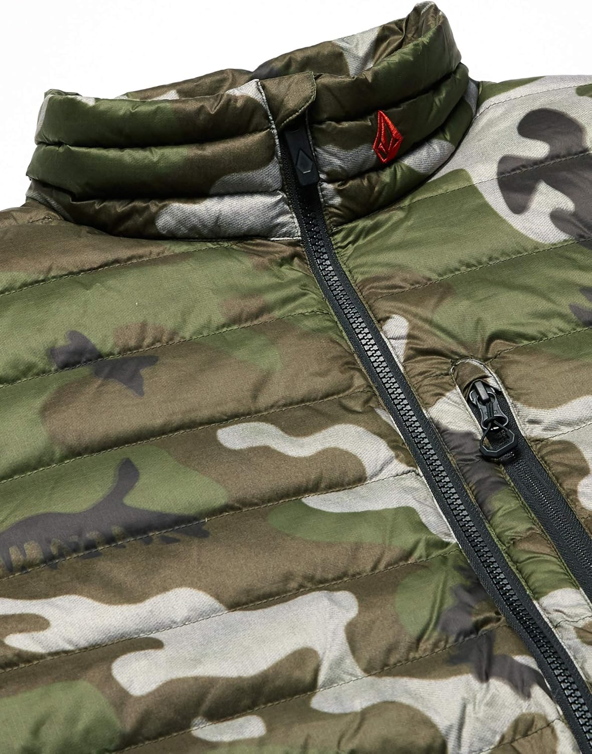 Volcom mens Puff Puff Give Bubble Goose Nylon Full Down Snow Jacket: Clothing