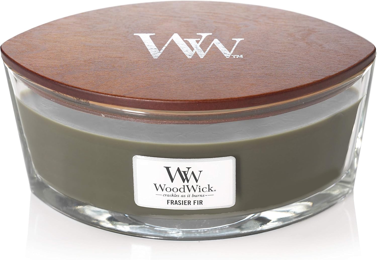WoodWick Ellipse Scented Candle with Crackling Wick Frasier Fir Up