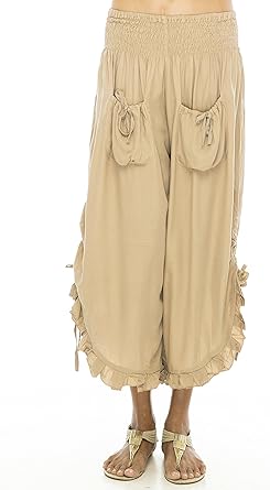 wide leg walking trousers