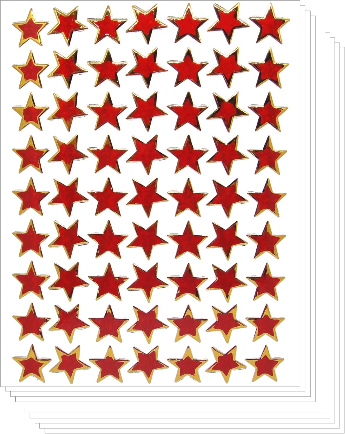 amazoncom star school reward stickers kid 10 sheets red