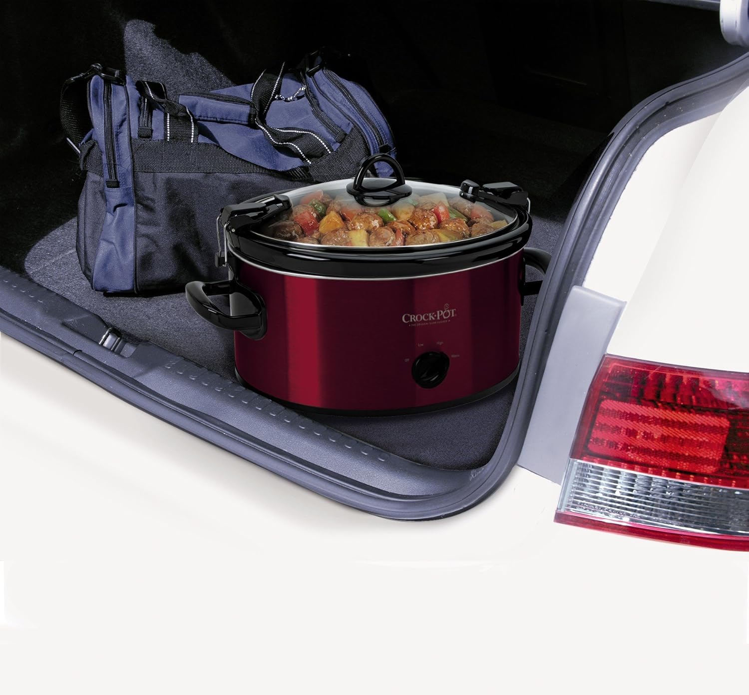 Crock-Pot 6-Quart Cook & Carry Oval Manual Portable Slow Cooker, Red - SCCPVL600-R: Crockpot: Kitchen & Dining