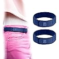 BeltBro For Women No Buckle Elastic Belt — Fits 1 Inch Belt Loops, Easy To Use