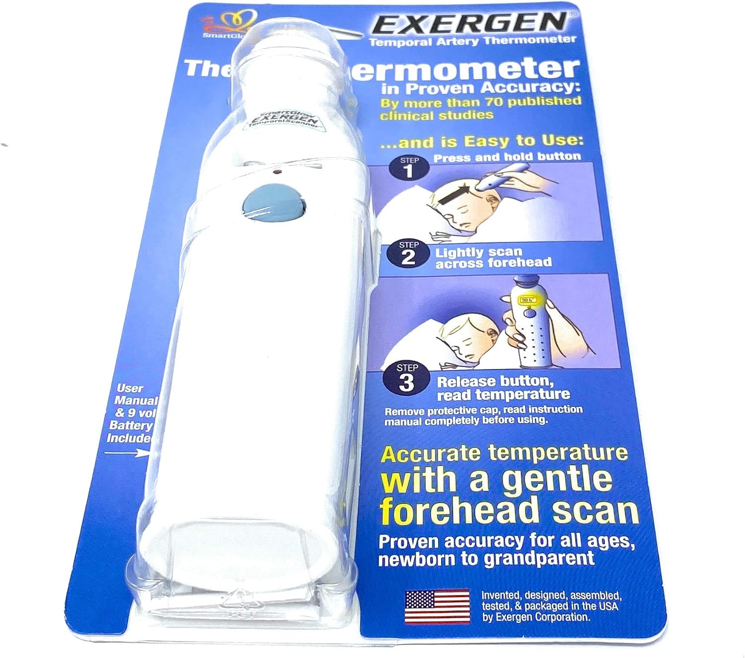 Exergen Temporal Artery Thermometer Model# TAT-2000C: Health & Personal Care