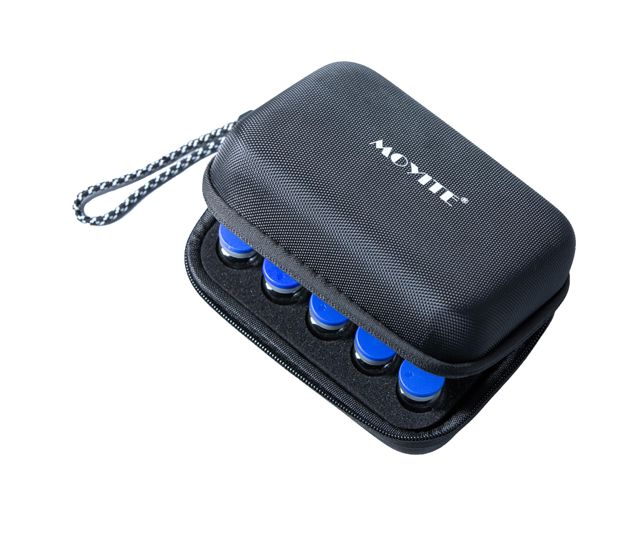 Photo 1 of 15 Vials Holder, Insulin Peptide Vial Case for Fridge, with Hand Strap and Logo,Fits 5-15ml Vials for Peptide, GLP-1 and Insulin Storage, Pocket Design for Carrying Syringes and Wet Paper Etc,Black