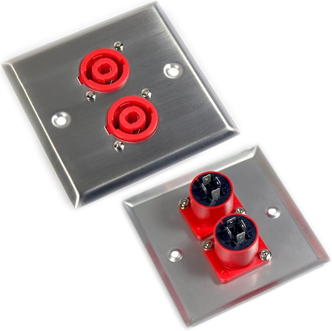 Câble HautParleur Speakon/Speakon Prise Plaque Murale Sortie Amazon