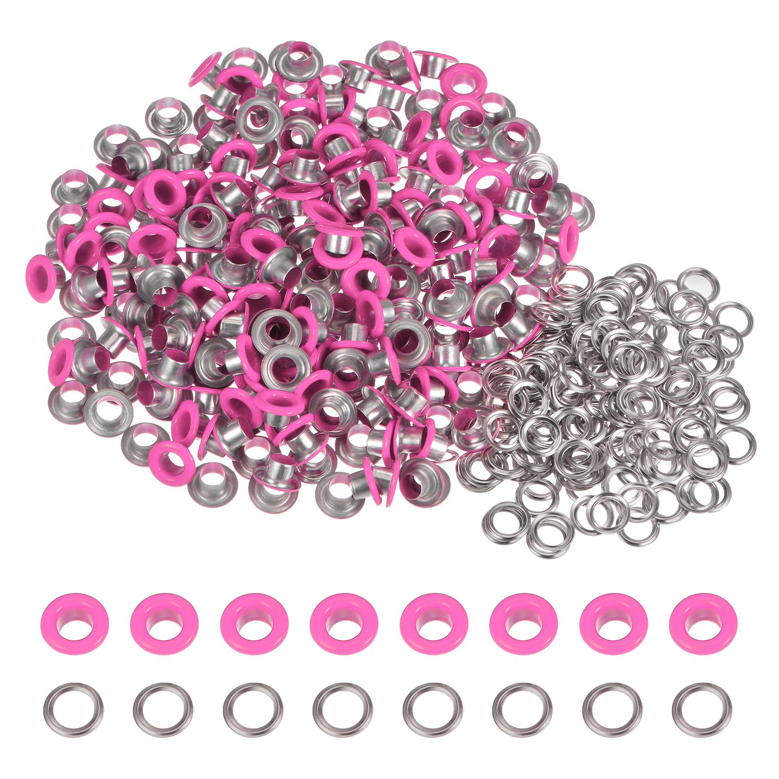 HARFINGTON 200 Set Color Round Grommets 5mm