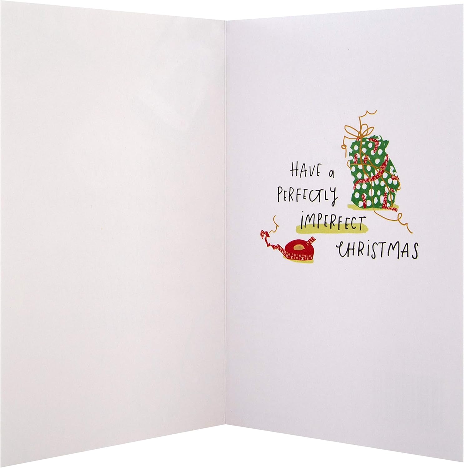 Hallmark State of Kind Christmas Card - Contemporary Instagram VS Reality Design, Multicoloured, 17.3 cm by 11.9 cm - Image 4