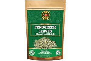 SPICE MAGIC THE TASTE OF MAGIC Spice Magic Fenugreek Leaves 2 oz (56g) | All-Natural Dried Methi | Aromatic Herb for Curries, Vegetables, Soups & Blends.