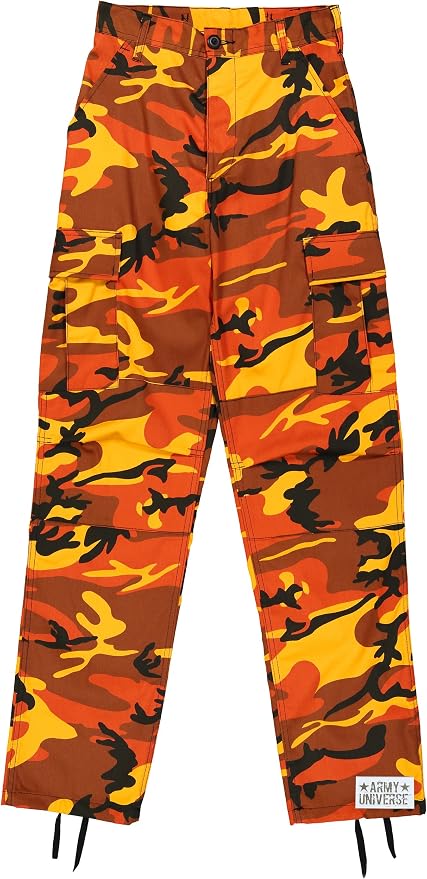 Yellow Army Fatigue Pants Factory Sale 