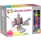 MindWare Paint Your Own Stone Unicorn Garden &ndash; Weather-Resistant Garden Rocks Paint Kit for Kids &ndash; Includes Paint, Brushes and Instructions &ndash; Ages 8 and Up