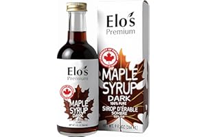 Maple Syrup Dark 9 fl oz – PRODUCT OF CANADA- 100% Pure, Grade A Dark Maple Syrup with Rich, Robust & Bold Flavor – Ideal for