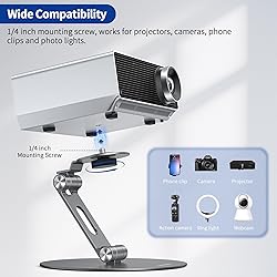 BESIGN PS01 Projector Foldable Mount Stand, Angle