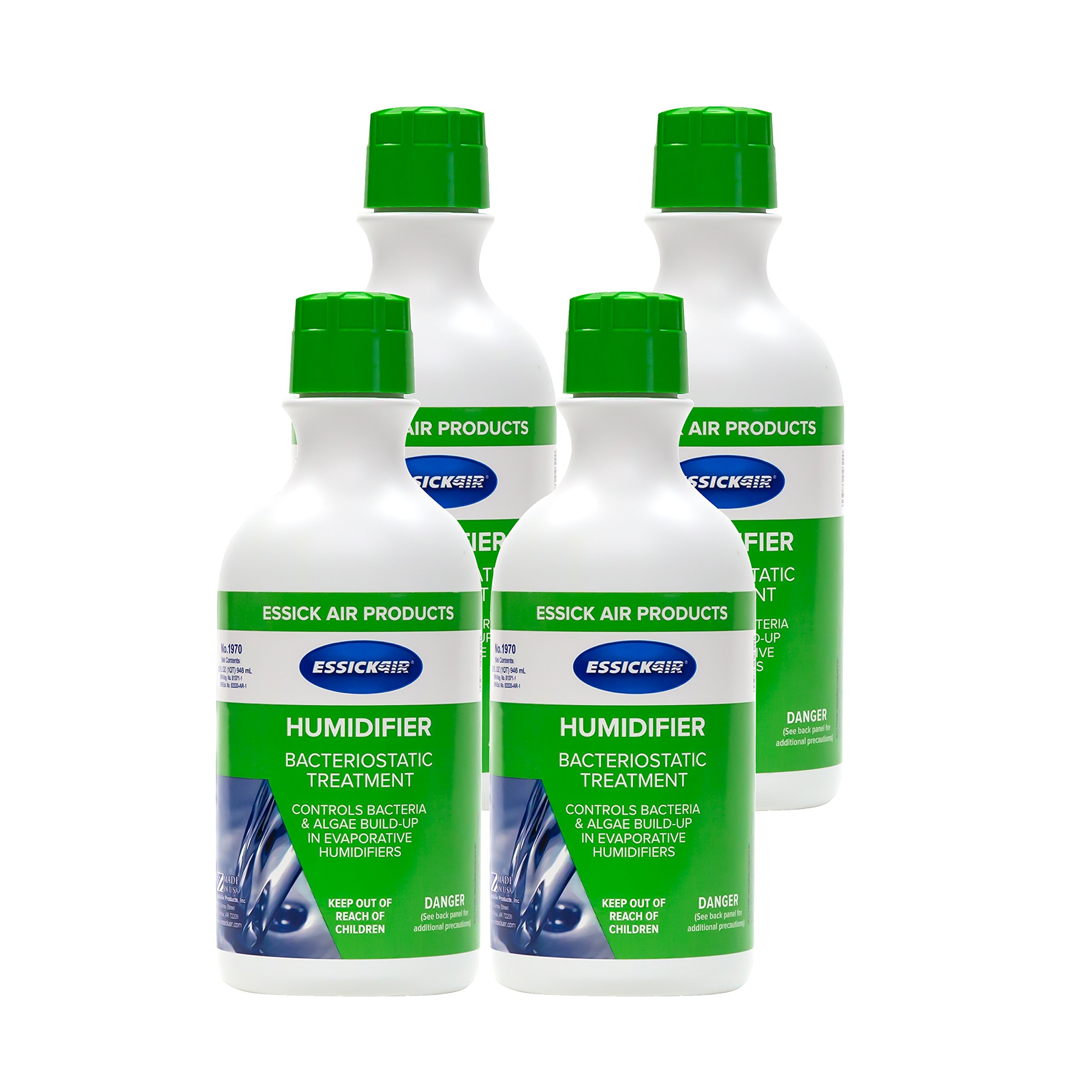 Essick Air 19704 Humidifier Bacteriostatic Treatment, 4 Pack, Green