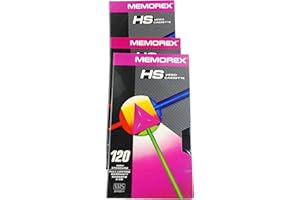 Memorex 3 Pack T-120 HS Video Tapes, 1.2E+2 Minutes, MiniDV Format