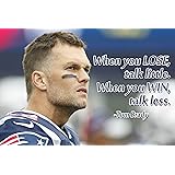 Amazon Com Tom Brady Poster Quote Decorations New England Patriots Quotes Posters Decor Football Sports Coaching Growth Mindset Educational Classroom Teacher Learning Mindsets Teaching Elementary Teachers P034 Sports Outdoors