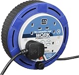 Masterplug Four Socket 5m Cassette Reel Power Cord Reel SCT0510/4BL
