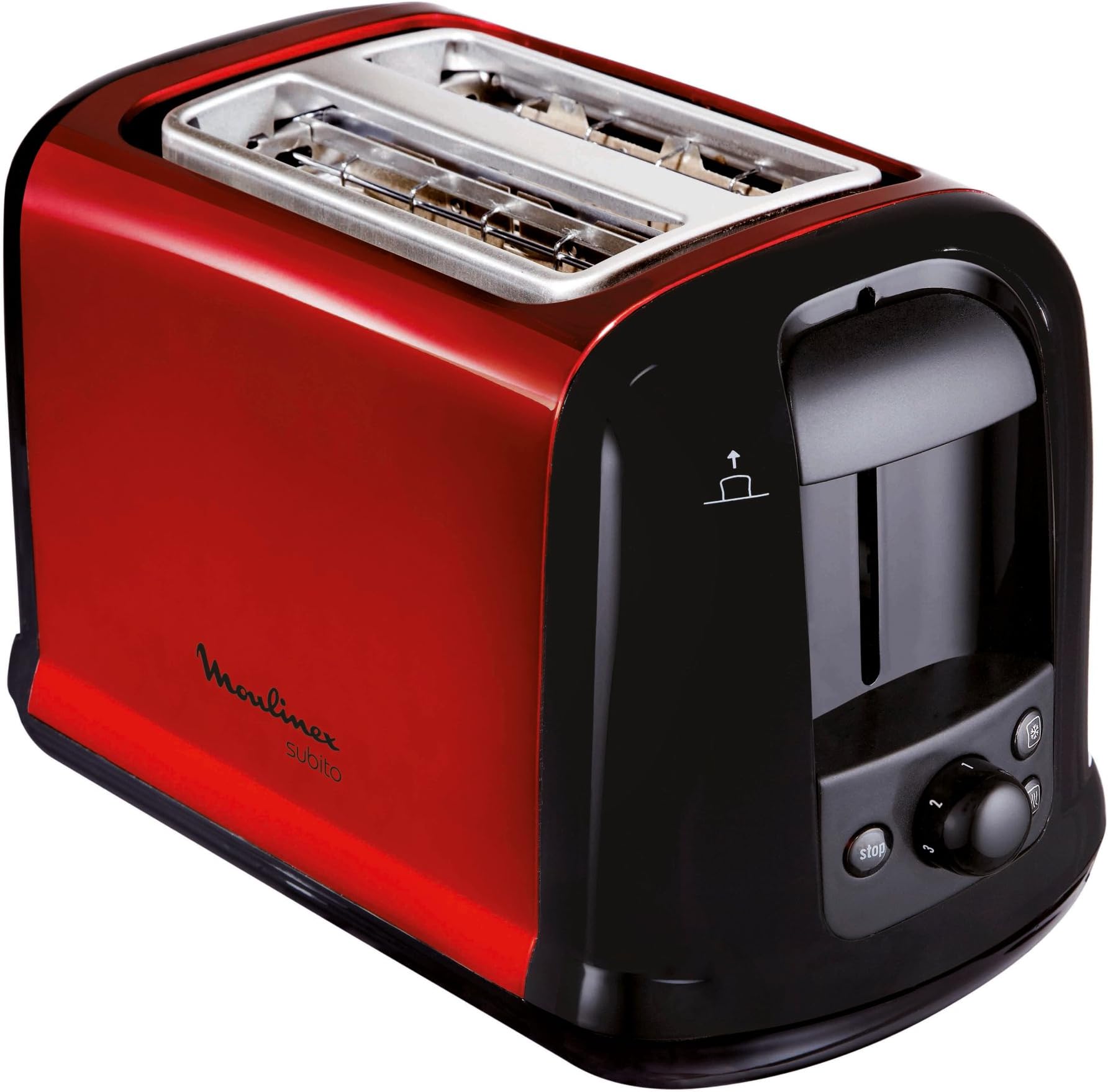 Krups GmbH Moulinex Subito LT261D - toaster - red metallic/black