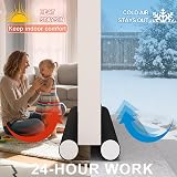 HIZH Draft Excluder for Doors 37 inch One Sided Under Door Draft Stopper view 3