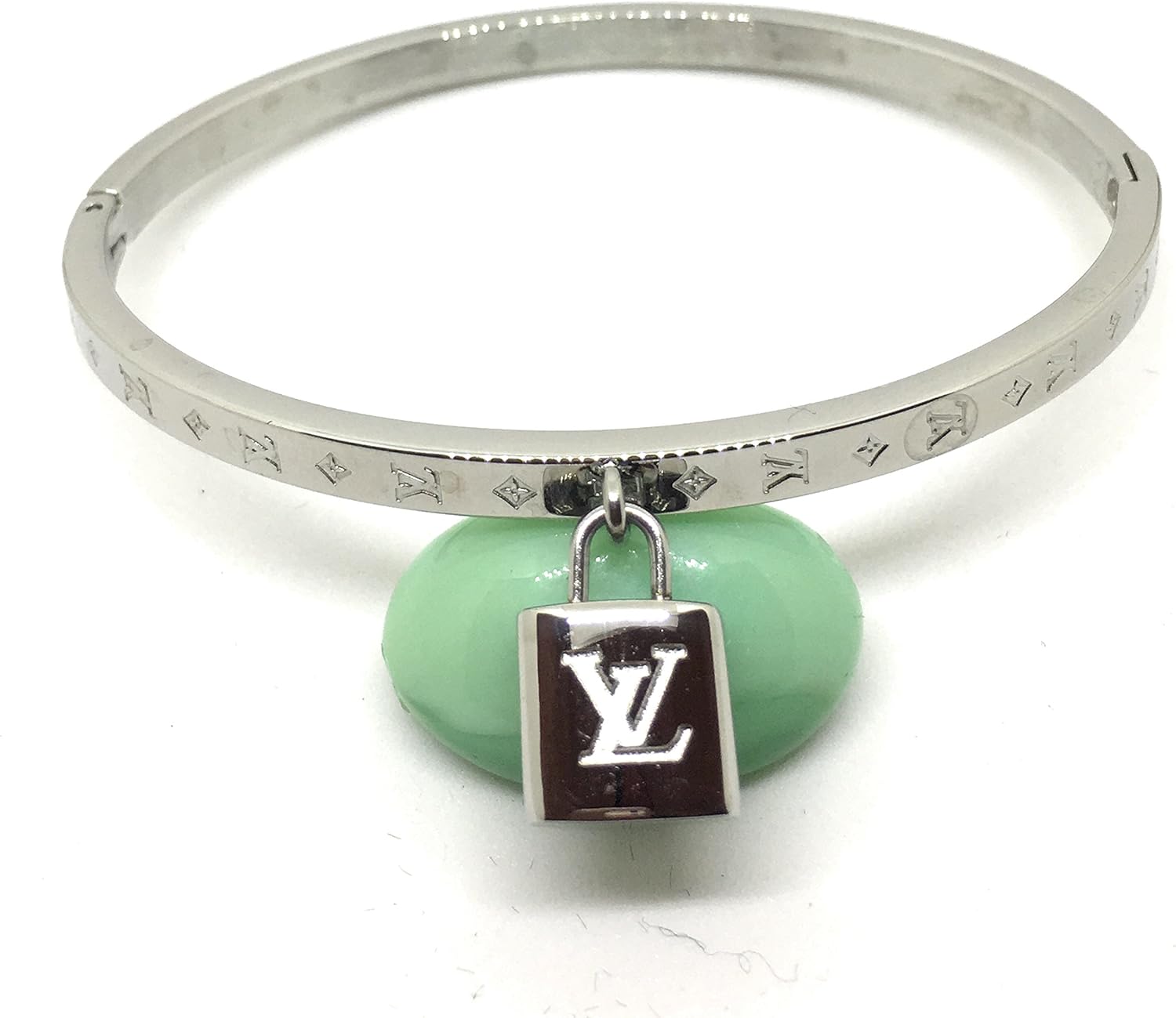 K C Lujo LV Mujer Plata Pulsera de lujo Pulsera: Amazon.es: Joyería