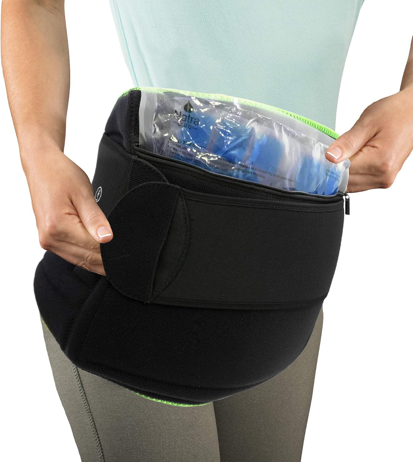NatraCure (Hot or Cold) Hip and Back Pain Relief Wrap - (Large / X-Large) - (For Relief from Stiff Hips & Back, Inflammation, and Hip Surgery & Arthritis): Industrial & Scientific