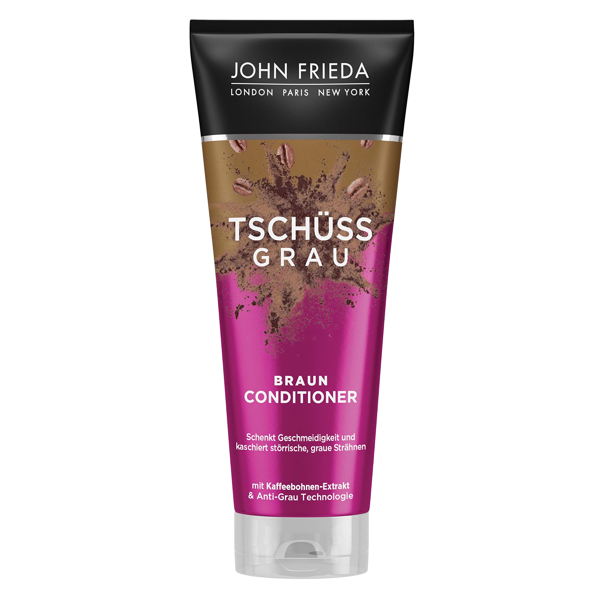 John Frieda Braun Conditioner - Goodbye Grey - Gives Smoothness and Conceals Grey Highlights - With Coffee Bean Extract 250 ml 26244