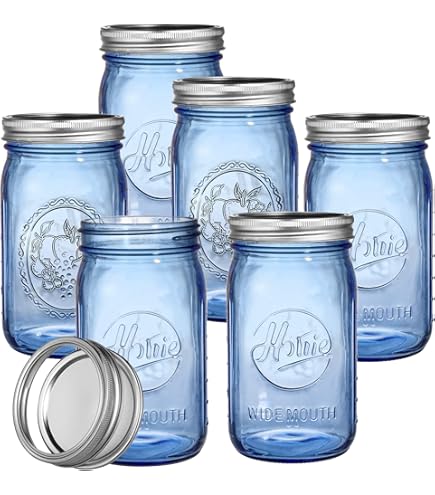 jar　0527 RUNROTOO Glass Airtight Jar Multi 1Set 5.50X3.54X3.54in