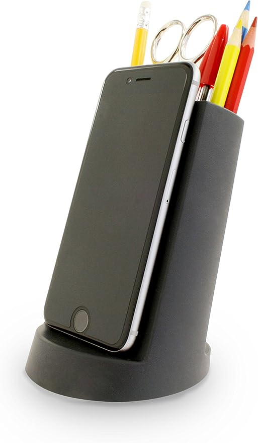 jme Lean Desk Tidy Mobile Phone/Tablet Stand and Stationery