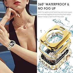 Surace Gold Apple Watch Bands 45mm for Women Series