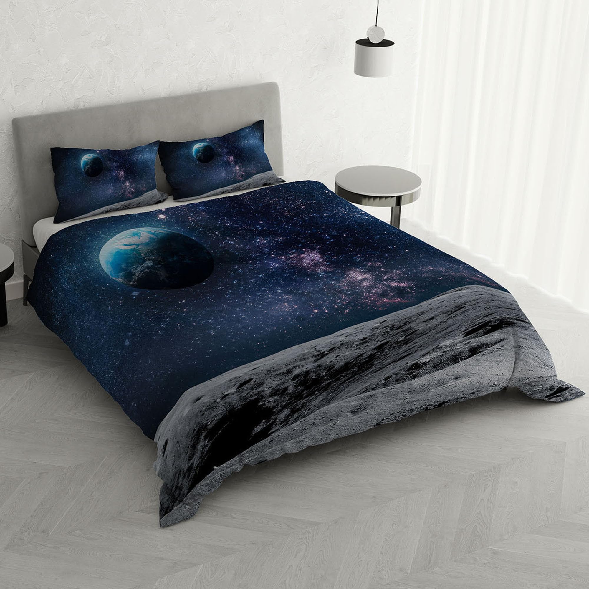 Italian Bed Linen MB HOME ITALY, Goodnight Duvet Cover Set, Earth, Double