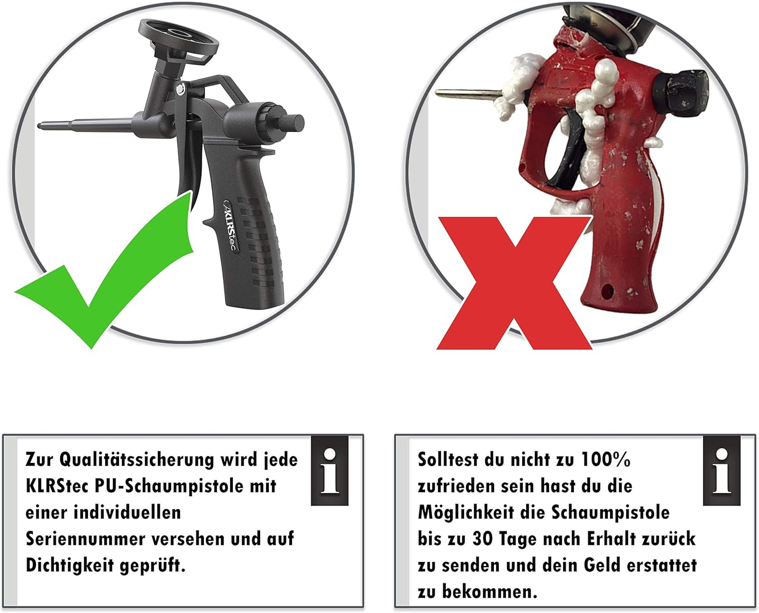 KLRStec® Premium PU Foam Gun Teflon Coated (PTFE) - Image 4