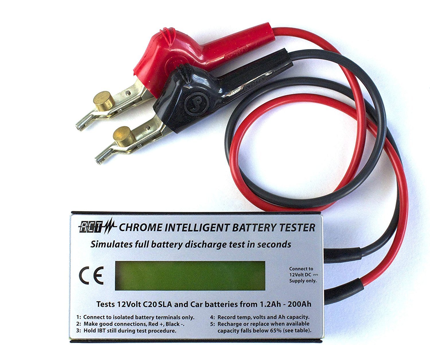 CHROME IBT 12V SLA Intelligent Battery Tester by ACT Meters by ACT