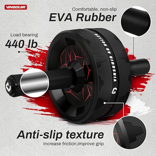 Vinsguir Ab Roller – Roue Abdos Pour Musculation – État Correct