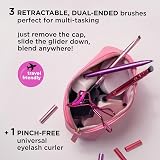 REAL Double Time Brush + Lash 4 Piece Set with Travel Caps view 4