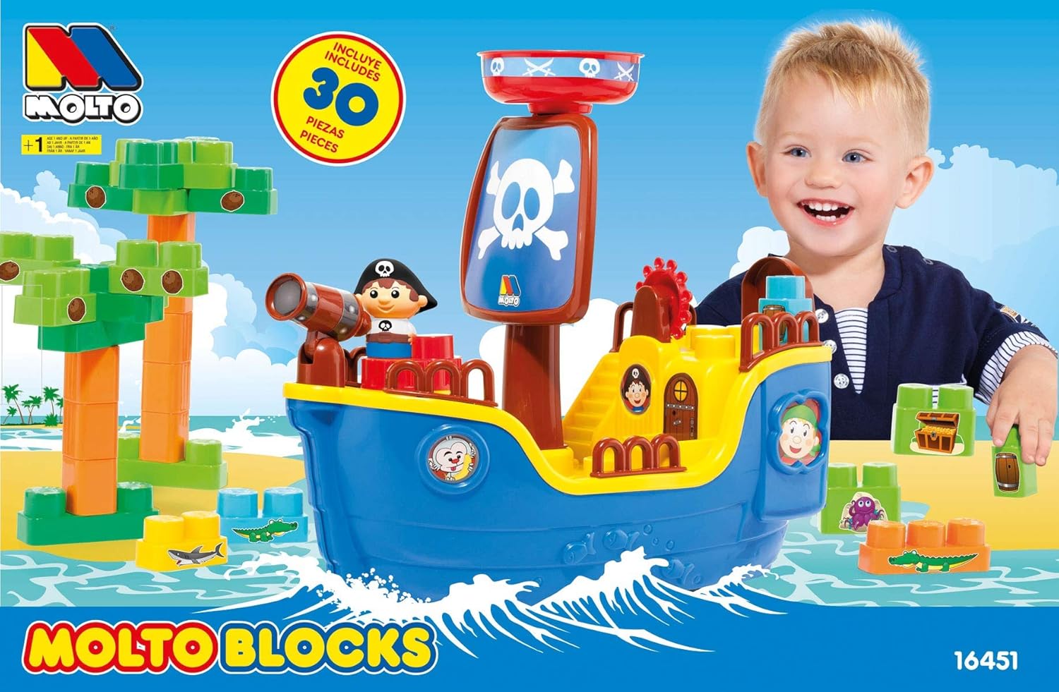 molto blocks barco pirata