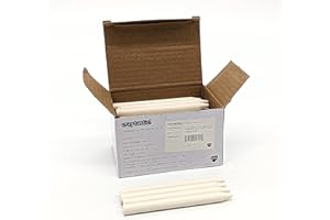 Craytastic! Bulk Unwrapped Crayons Box of 52 (White) for Crafting, Parties, Kids - Paperless Crayons, No Paper Wrapper - Safety Tested Compliant with ASTM D-4236