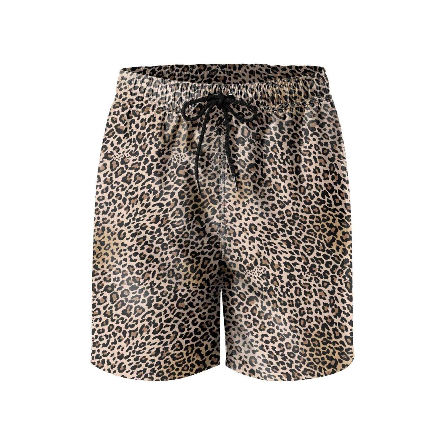 mens cheetah swim trunks